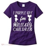 I Purple Up For Military Children Month Women's T-Shirt thumb 0