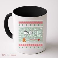 I Put A Cookie In That Oven Ugly Christmas Sweater Coffee Mug thumb 0