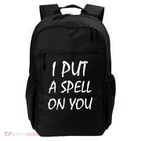 I Put A Spell On You Funny Witch Backpack thumb 0