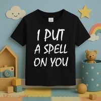 I Put A Spell On You Funny Witch Toddler T-Shirt thumb 3