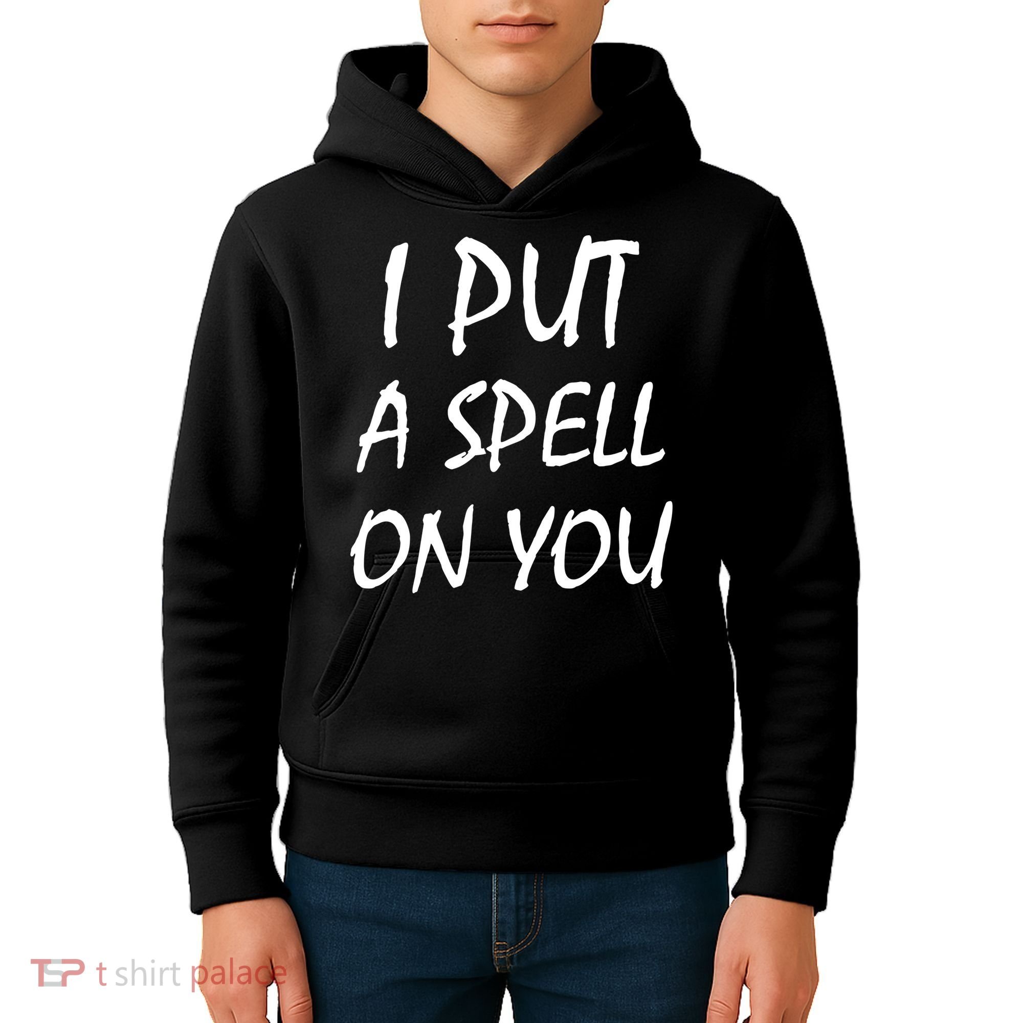 I Put A Spell On You Funny Witch Kids Hoodie