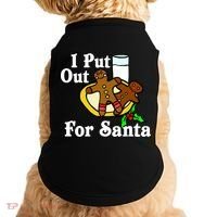 I Put Out For Santa Cookies and Milk Doggie Tank thumb 0