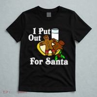 I Put Out For Santa Cookies and Milk T-Shirt thumb 5