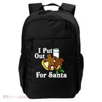 I Put Out For Santa Cookies and Milk Backpack thumb 0