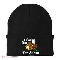 I Put Out For Santa Cookies and Milk Beanie thumb 0