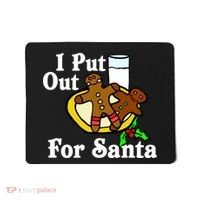 I Put Out For Santa Cookies and Milk Mousepad thumb 0