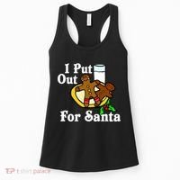 I Put Out For Santa Cookies and Milk Women's Tank Top thumb 0