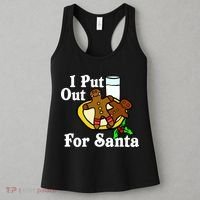 I Put Out For Santa Cookies and Milk Women's Tank Top thumb 3