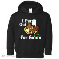 I Put Out For Santa Cookies and Milk Toddler Hoodie thumb 0