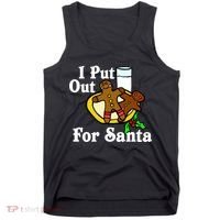 I Put Out For Santa Cookies and Milk Tank Top thumb 0