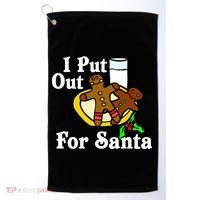 I Put Out For Santa Cookies and Milk Golf Towel thumb 0
