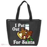 I Put Out For Santa Cookies and Milk Tote Bag thumb 0