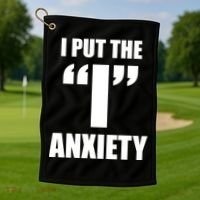 I Put The 1 Anxiety Golf Towel thumb 1