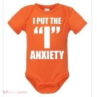 I Put The 1 Anxiety Baby Bodysuit thumb 0