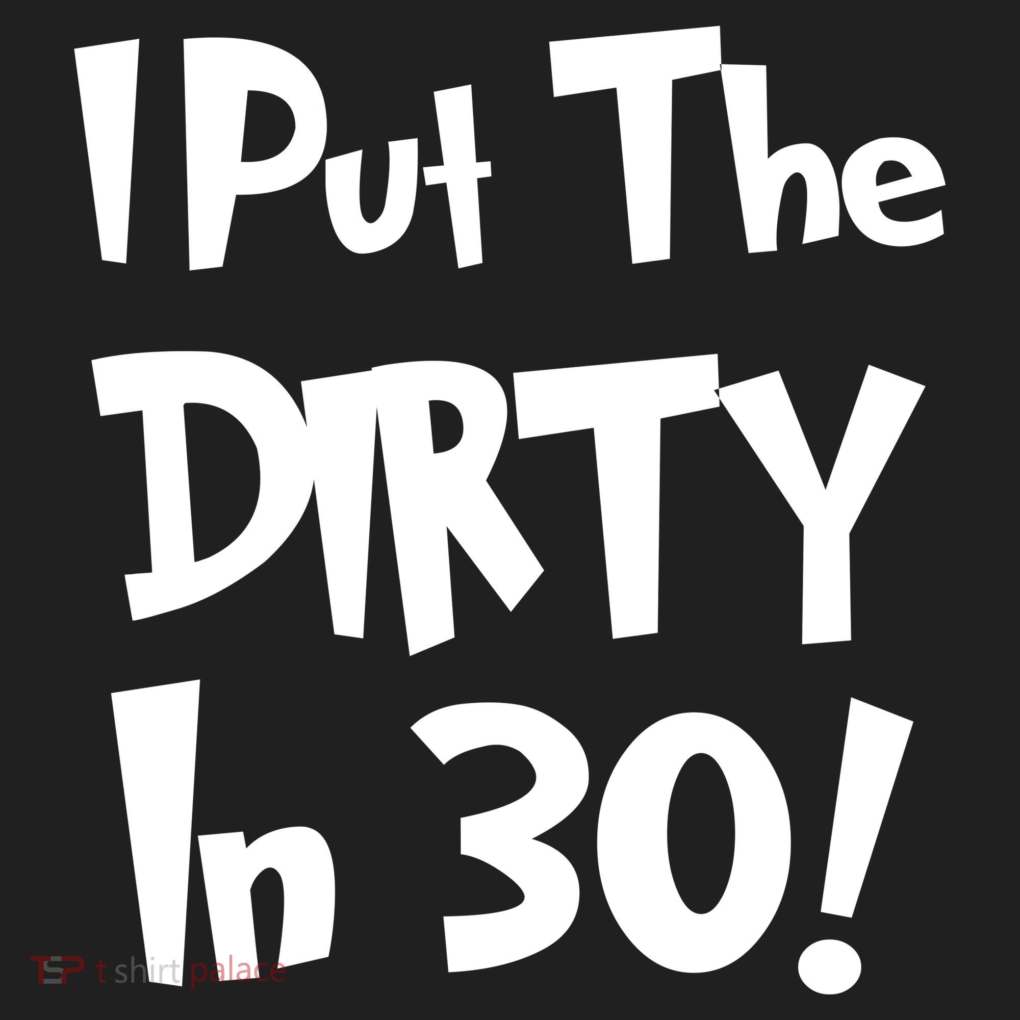 I Put The Dirty In 30 Funny Birthday Gift Beanie