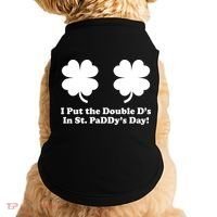 I Put the Double D's In St. PaDDy's Day Funny St. Patrick's Day Doggie Tank thumb 0