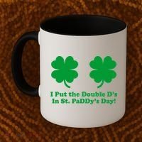 I Put the Double D's In St. PaDDy's Day Funny St. Patrick's Day Coffee Mug thumb 2