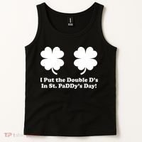 I Put the Double D's In St. PaDDy's Day Funny St. Patrick's Day Tank Top thumb 2