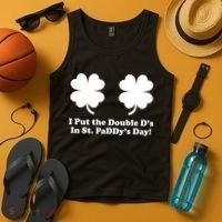 I Put the Double D's In St. PaDDy's Day Funny St. Patrick's Day Tank Top thumb 4