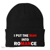 I Put The Man Into Romance Beanie thumb 0