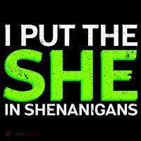 I Put The She In Shenanigans Baby Bodysuit thumb 2