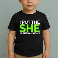 I Put The She In Shenanigans Toddler T-Shirt thumb 2