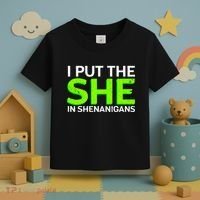 I Put The She In Shenanigans Toddler T-Shirt thumb 3