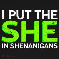 I Put The She In Shenanigans Kids Sweatshirt thumb 2