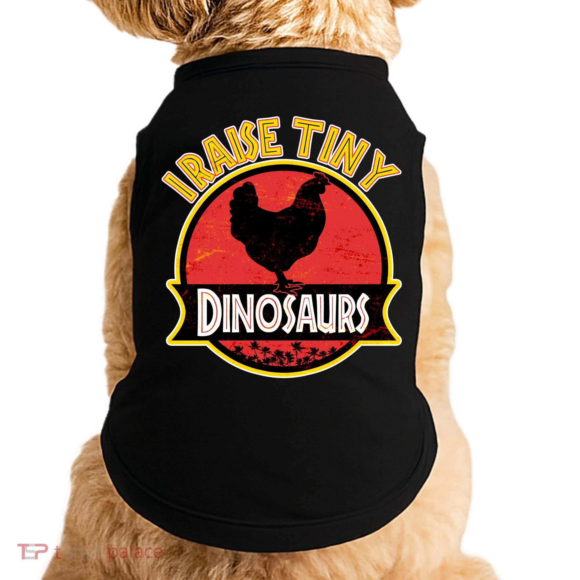 I Raise Tiny Dinosaurs Doggie Tank