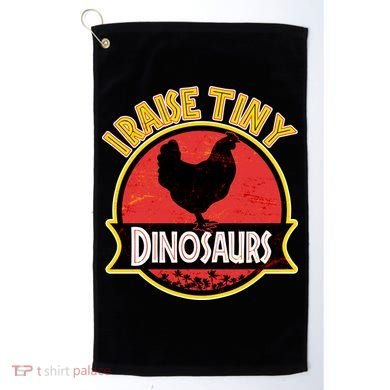 I Raise Tiny Dinosaurs Golf Towel