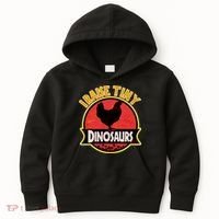 I Raise Tiny Dinosaurs Kids Hoodie thumb 0
