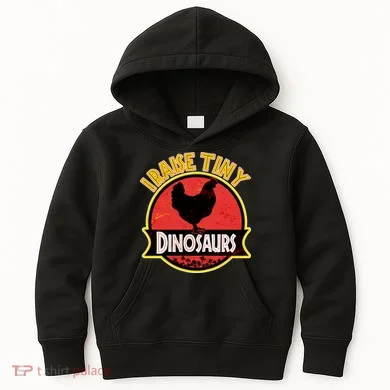 I Raise Tiny Dinosaurs Kids Hoodie