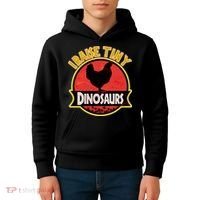 I Raise Tiny Dinosaurs Kids Hoodie thumb 4