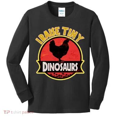 I Raise Tiny Dinosaurs Kids Long Sleeve Shirt