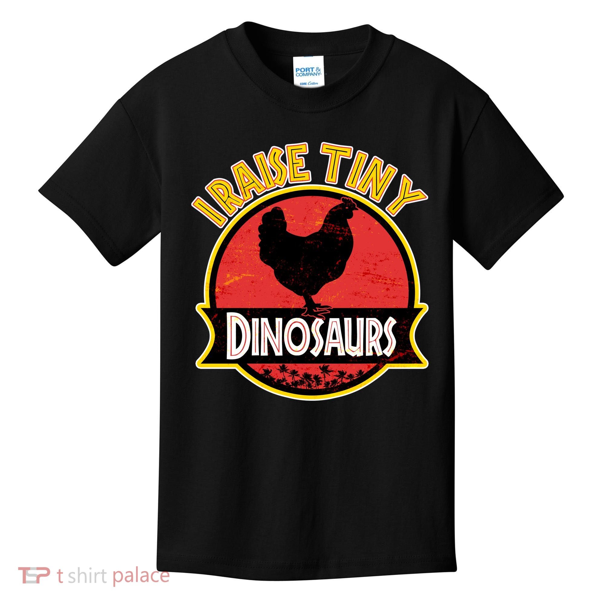 I Raise Tiny Dinosaurs Kids T-Shirt