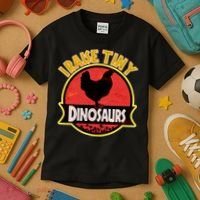 I Raise Tiny Dinosaurs Kids T-Shirt thumb 3