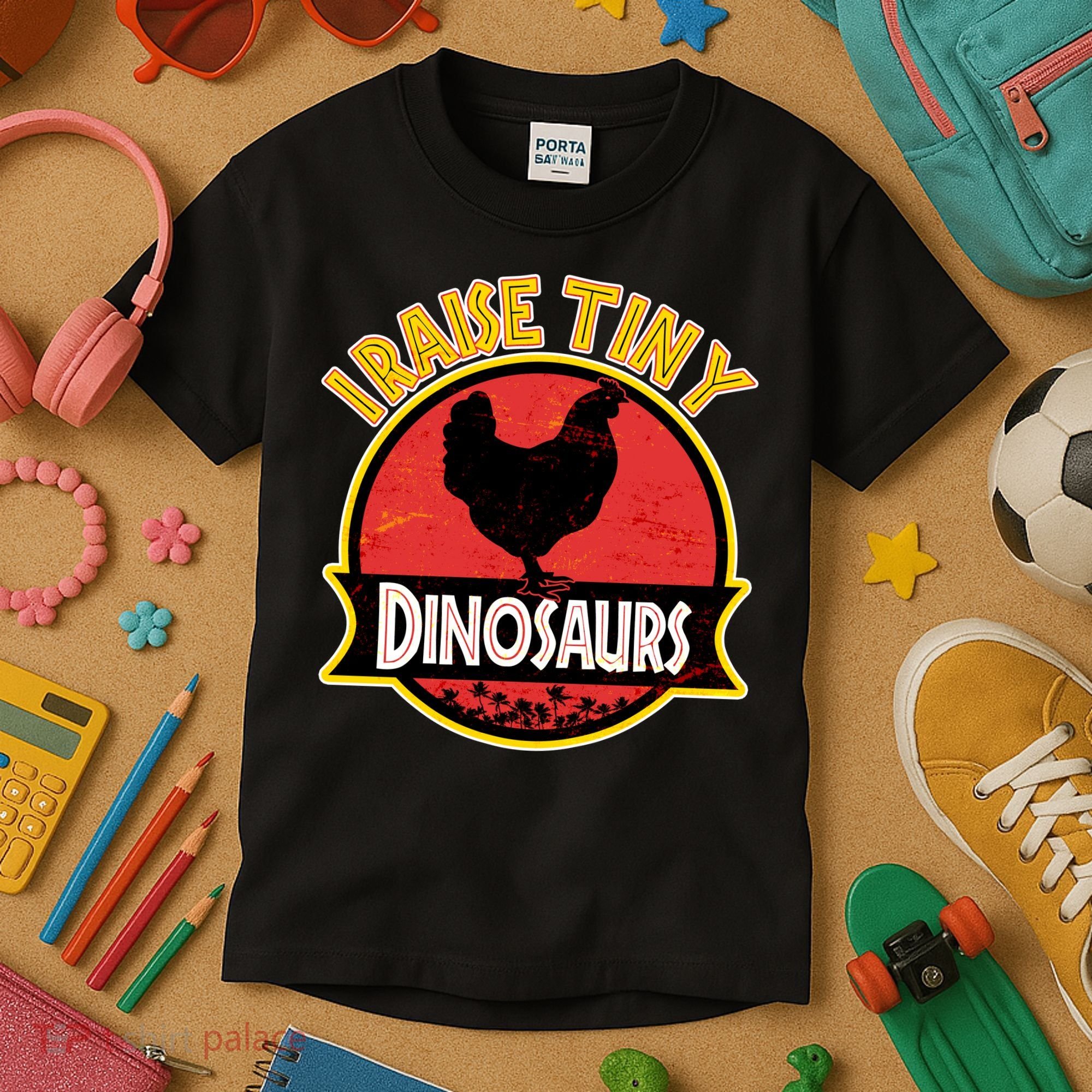 I Raise Tiny Dinosaurs Kids T-Shirt