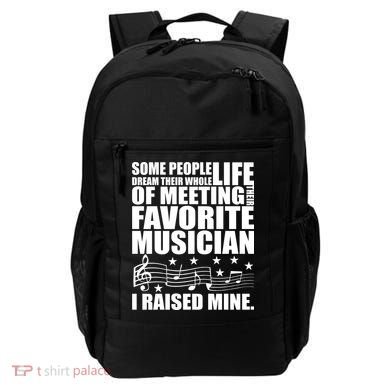 I Raised Mine Favorite Musician Backpack