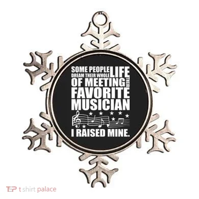I Raised Mine Favorite Musician Ornament