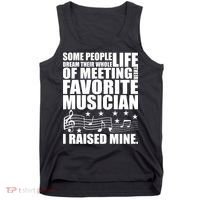 I Raised Mine Favorite Musician Tank Top thumb 0