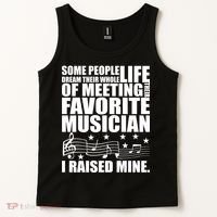 I Raised Mine Favorite Musician Tank Top thumb 2