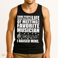 I Raised Mine Favorite Musician Tank Top thumb 3