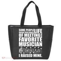 I Raised Mine Favorite Musician Tote Bag thumb 0