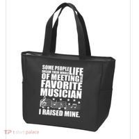 I Raised Mine Favorite Musician Tote Bag thumb 3