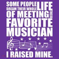 I Raised Mine Favorite Musician Button thumb 1