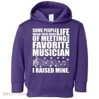 I Raised Mine Favorite Musician Toddler Hoodie thumb 0