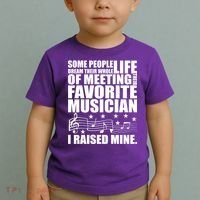 I Raised Mine Favorite Musician Toddler T-Shirt thumb 2