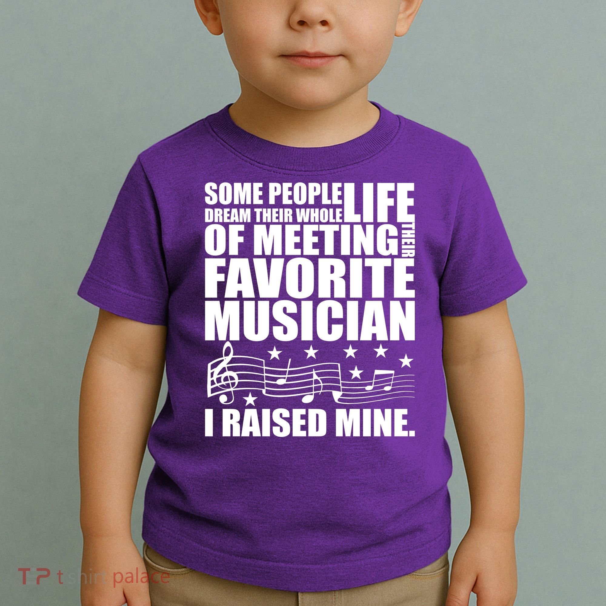 I Raised Mine Favorite Musician Toddler T-Shirt