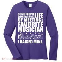 I Raised Mine Favorite Musician Women's Long Sleeve Shirt thumb 0