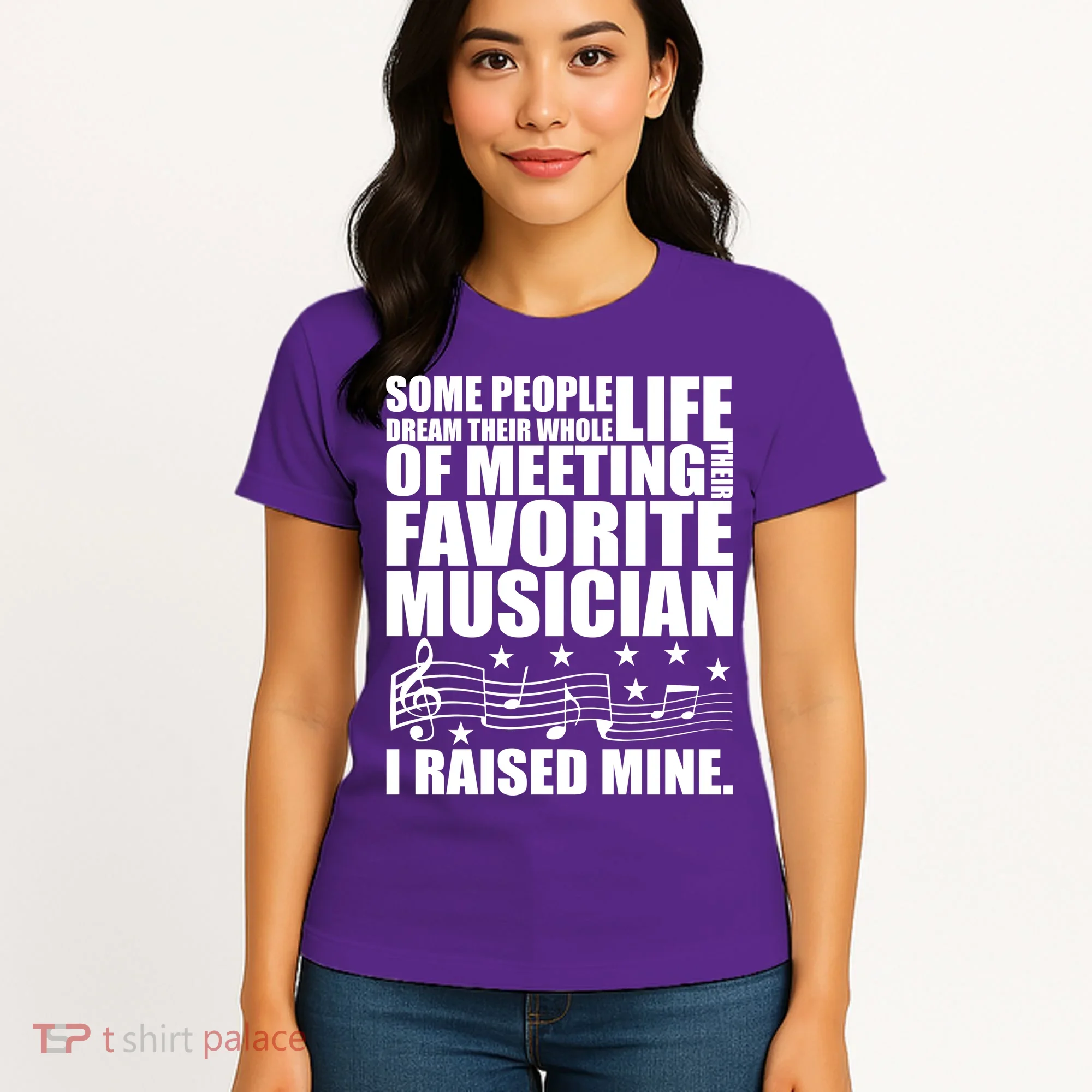 I Raised Mine Favorite Musician Women's T-Shirt